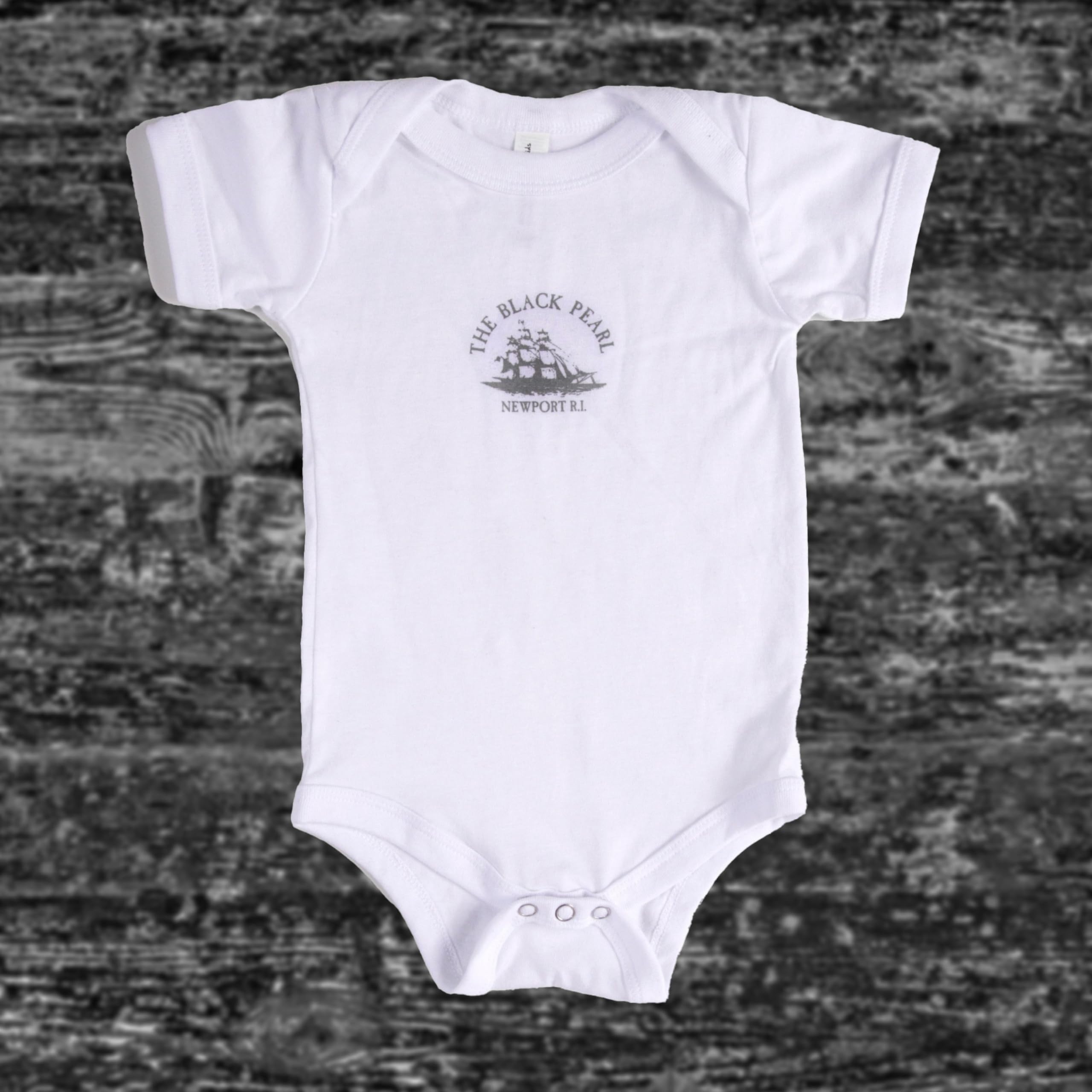 The Black Pearl Ultra-Soft Cotton Baby Onesie | Unisex Short Sleeve Bodysuit for Boys & Girls with Easy Snap Closure| Ideal for Everyday Comfort (0-24m)