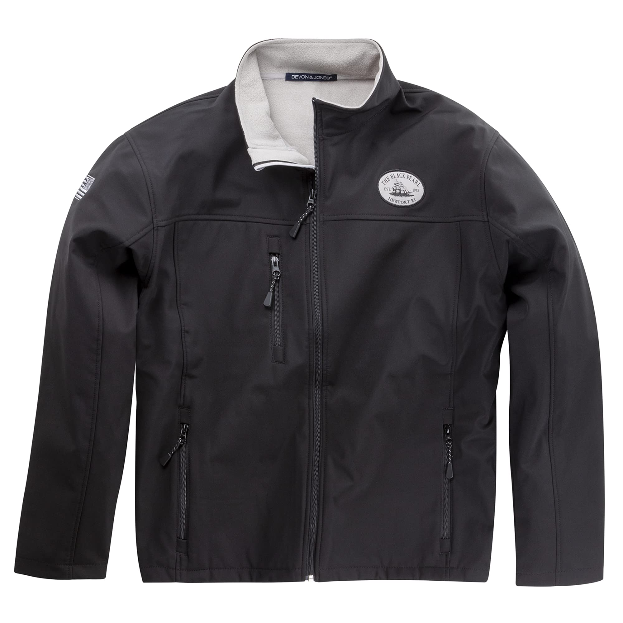 The Black Pearl Jacket - Full Zipper Closure | Zipper Pockets, Warm Winter Jacket for Men & Women | Lightweight & Water Resistant