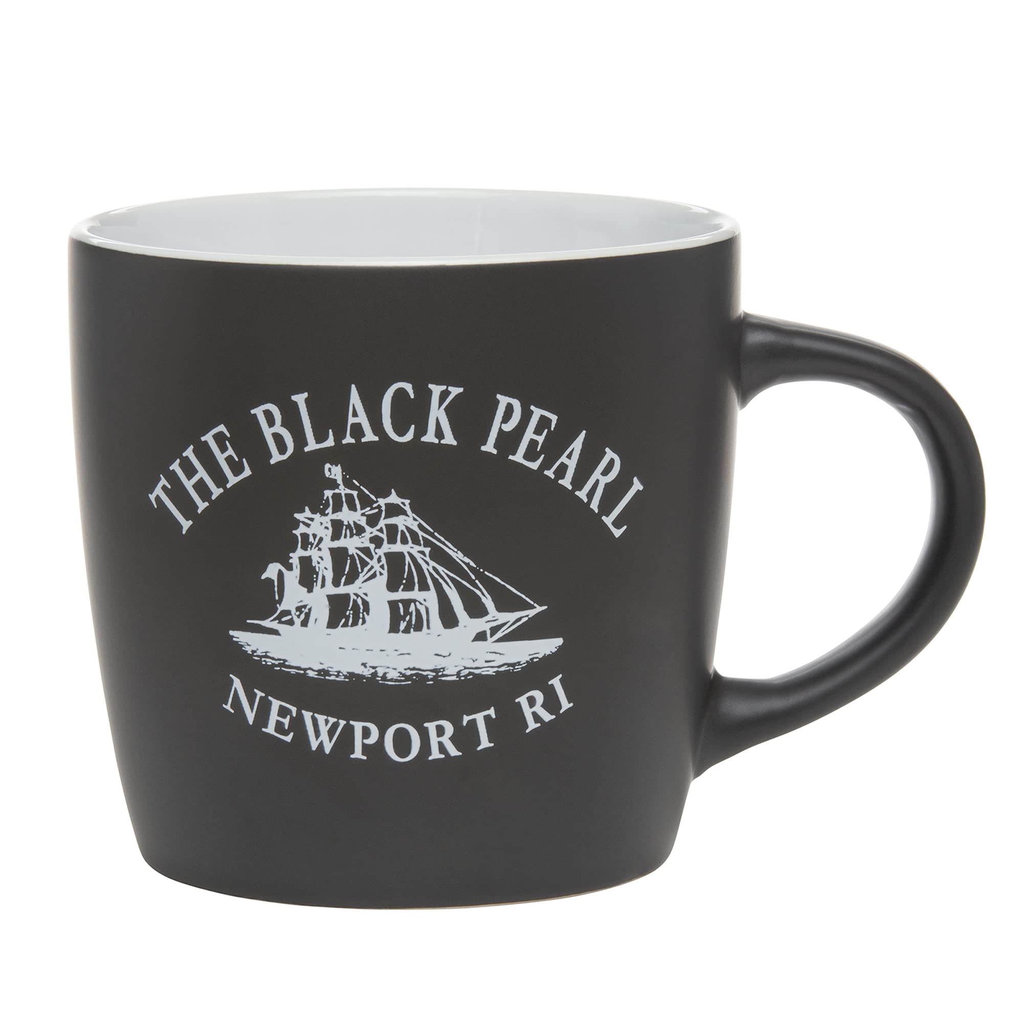 The Black Pearl Coffee Mug with Tall Ship Logo – Large Capacity Tea & Coffee Cup | Modern, Dishwasher-Safe Mug – Available in Two Colors