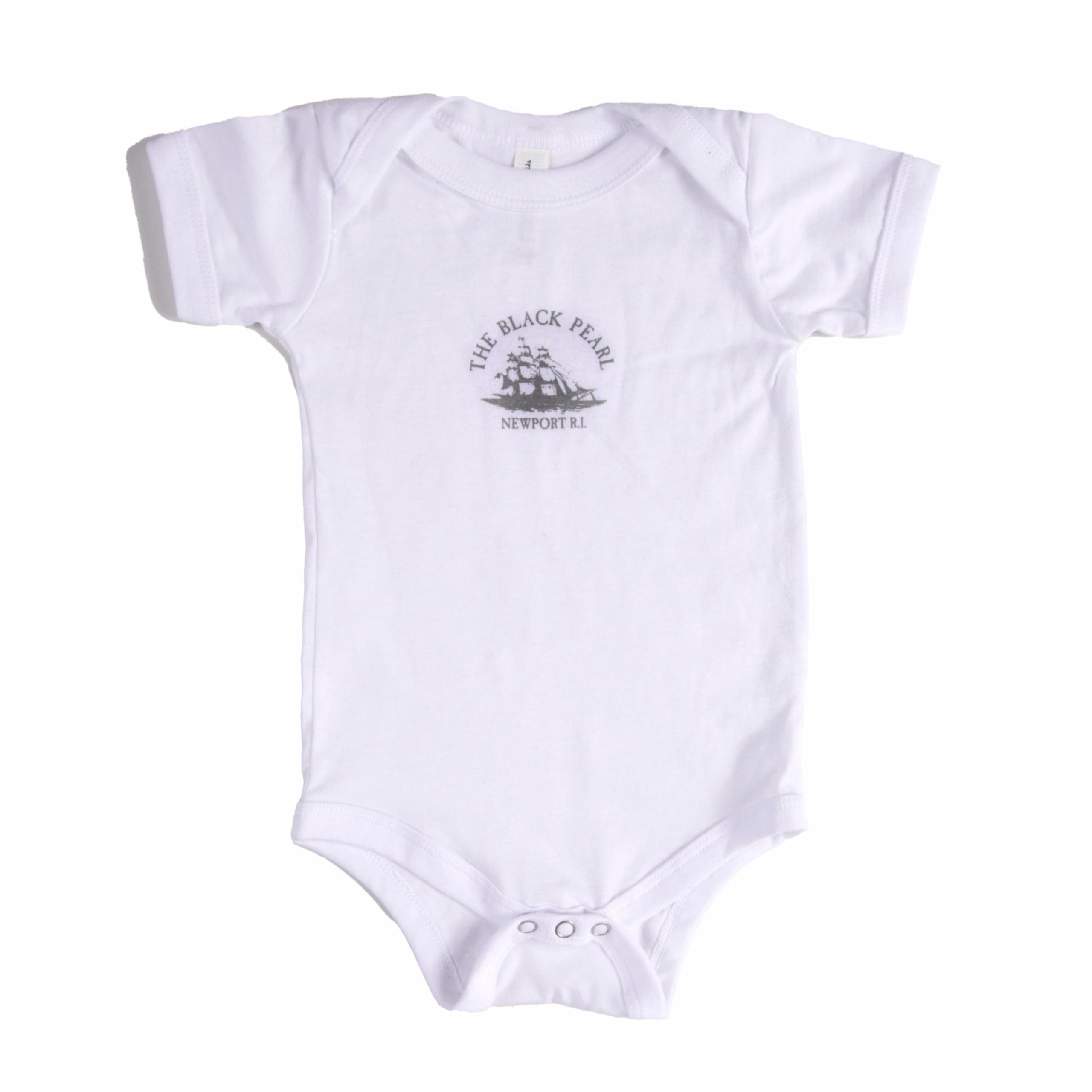 The Black Pearl Ultra-Soft Cotton Baby Onesie | Unisex Short Sleeve Bodysuit for Boys & Girls with Easy Snap Closure| Ideal for Everyday Comfort (0-24m)
