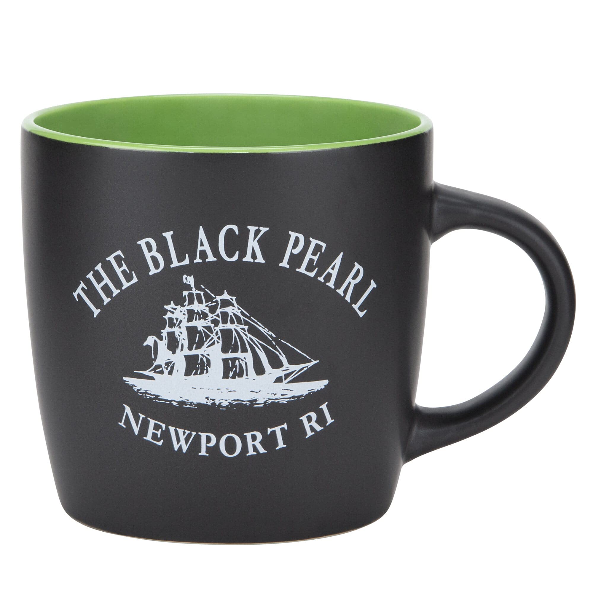 The Black Pearl Coffee Mug with Tall Ship Logo – Large Capacity Tea & Coffee Cup | Modern, Dishwasher-Safe Mug – Available in Two Colors