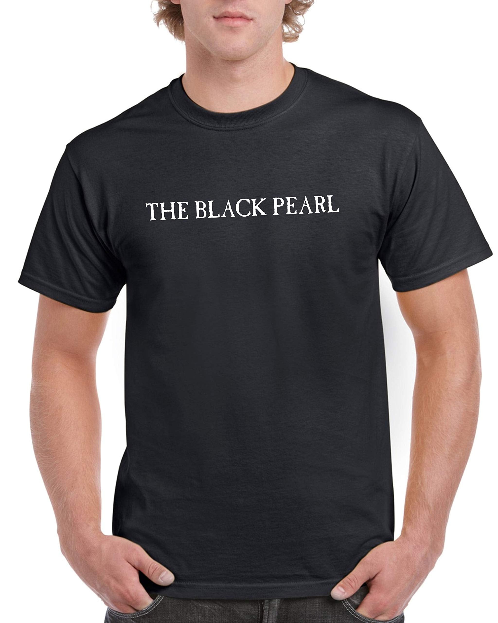 The Black Pearl T-Shirt Newport RI | 100% Cotton Men's & Women's Crew Tee Shirt | Tall Ship Logo Unisex