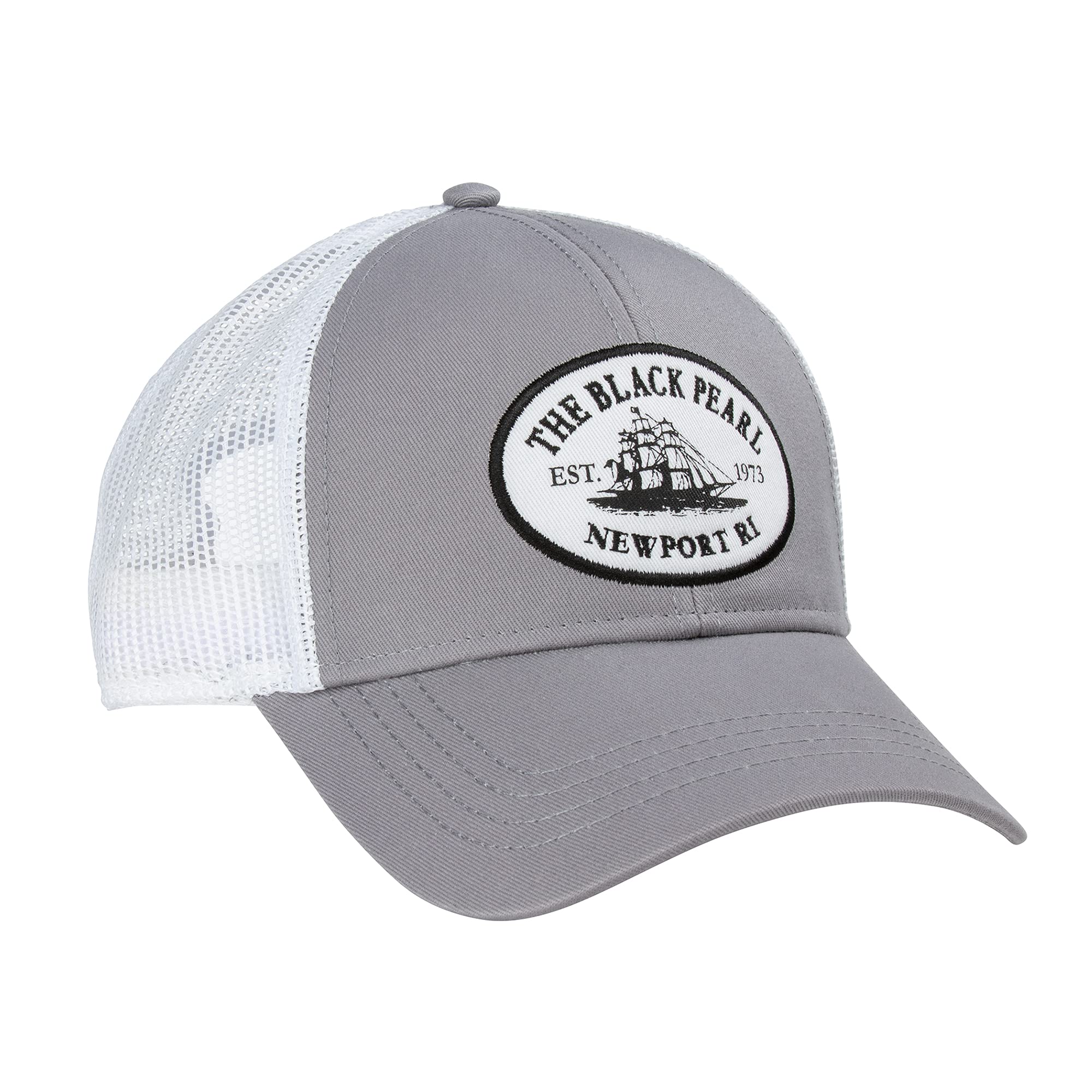 The Black Pearl Adjustable Unisex Cap | Tall Ship Logo Polyester Cotton Cap, Breathable, Stylish, Multi-Color Design