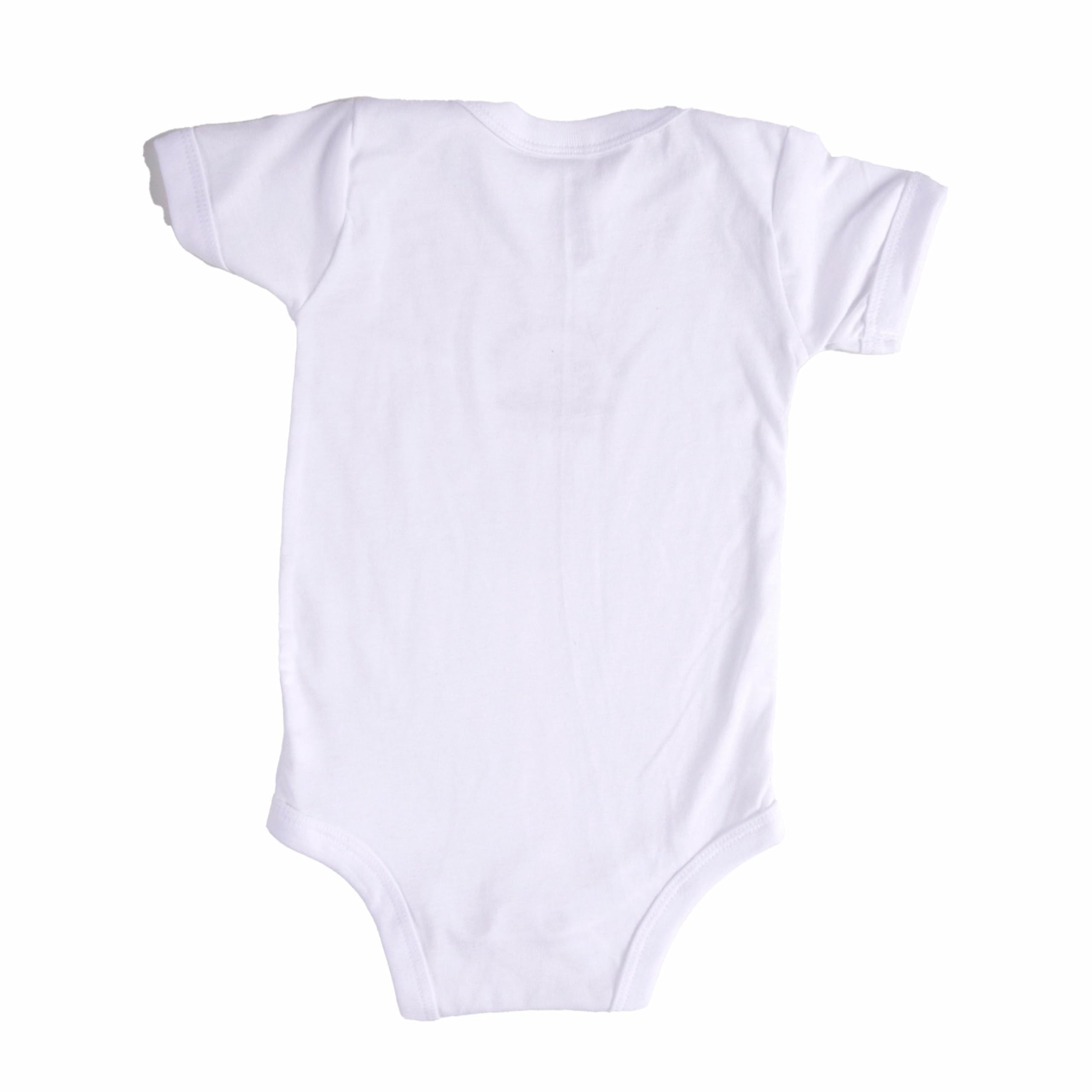The Black Pearl Ultra-Soft Cotton Baby Onesie | Unisex Short Sleeve Bodysuit for Boys & Girls with Easy Snap Closure| Ideal for Everyday Comfort (0-24m)