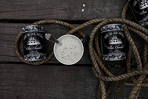 The Black Pearl Clam Chowder – Famous New England Condensed Soup, 51oz (Pack of 3) | From Newport, Rhode Island