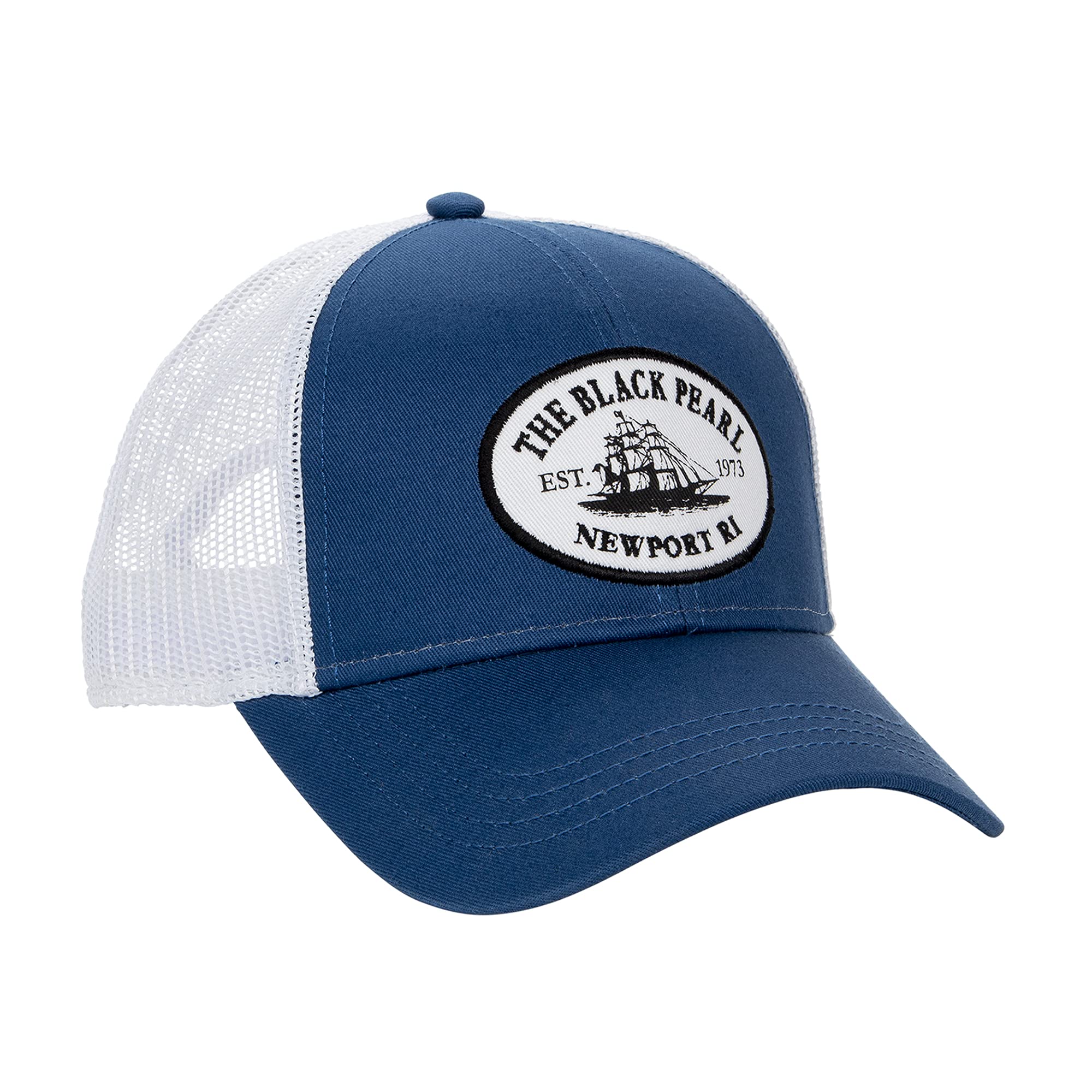 The Black Pearl Adjustable Unisex Cap | Tall Ship Logo Polyester Cotton Cap, Breathable, Stylish, Multi-Color Design