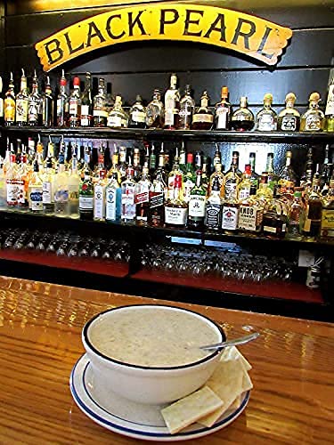 The Black Pearl Clam Chowder – Famous New England Condensed Soup, 51oz (Pack of 3) | From Newport, Rhode Island