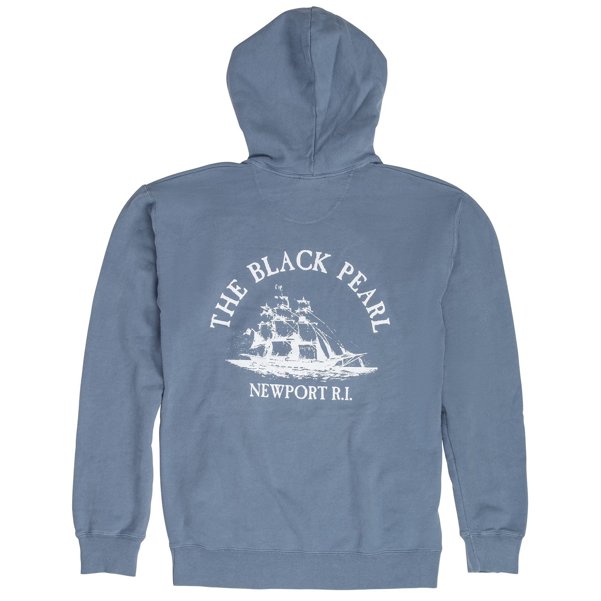 The Black Pearl Hoodie Sweatshirt | 100% Cotton Unisex Pullover with Drawstring Hood | Soft, Warm, Stylish | Tall Ship Logo | Winter Wear