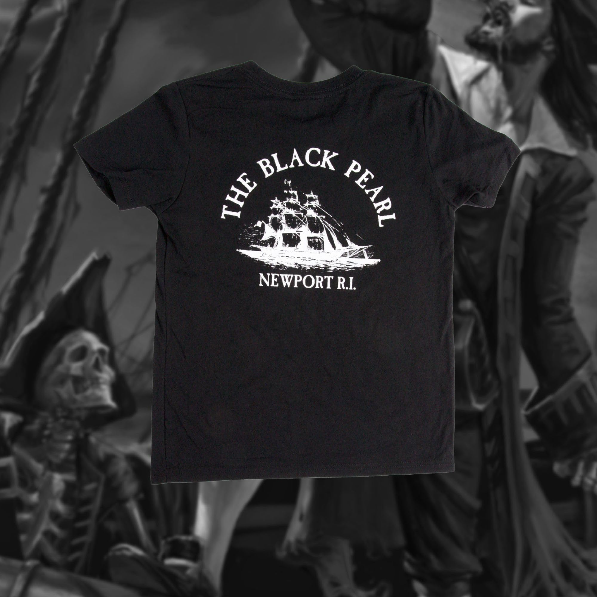 The Black Pearl T-Shirt Newport RI | 100% Cotton Men's & Women's Crew