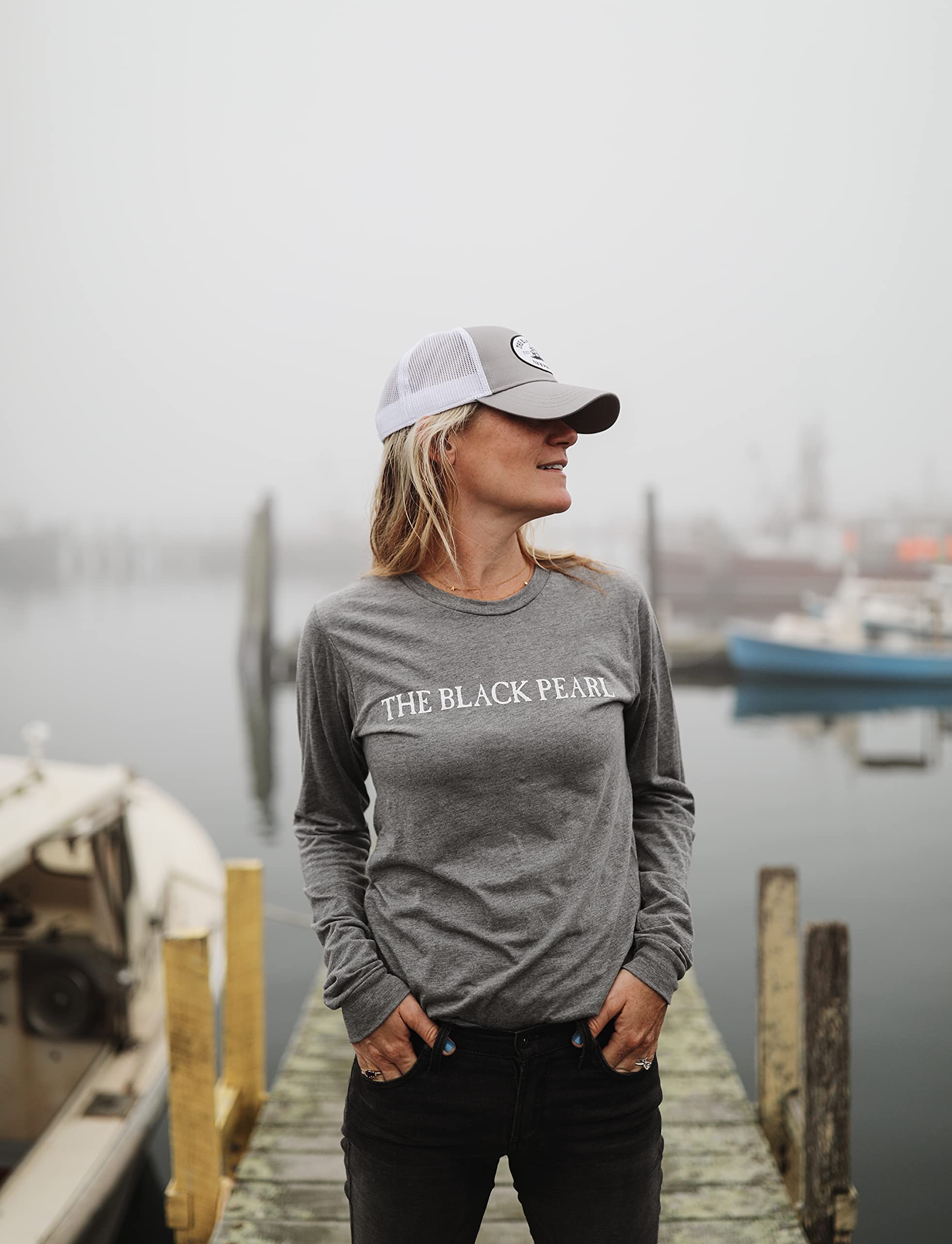The Black Pearl Adjustable Unisex Cap | Tall Ship Logo Polyester Cotton Cap, Breathable, Stylish, Multi-Color Design