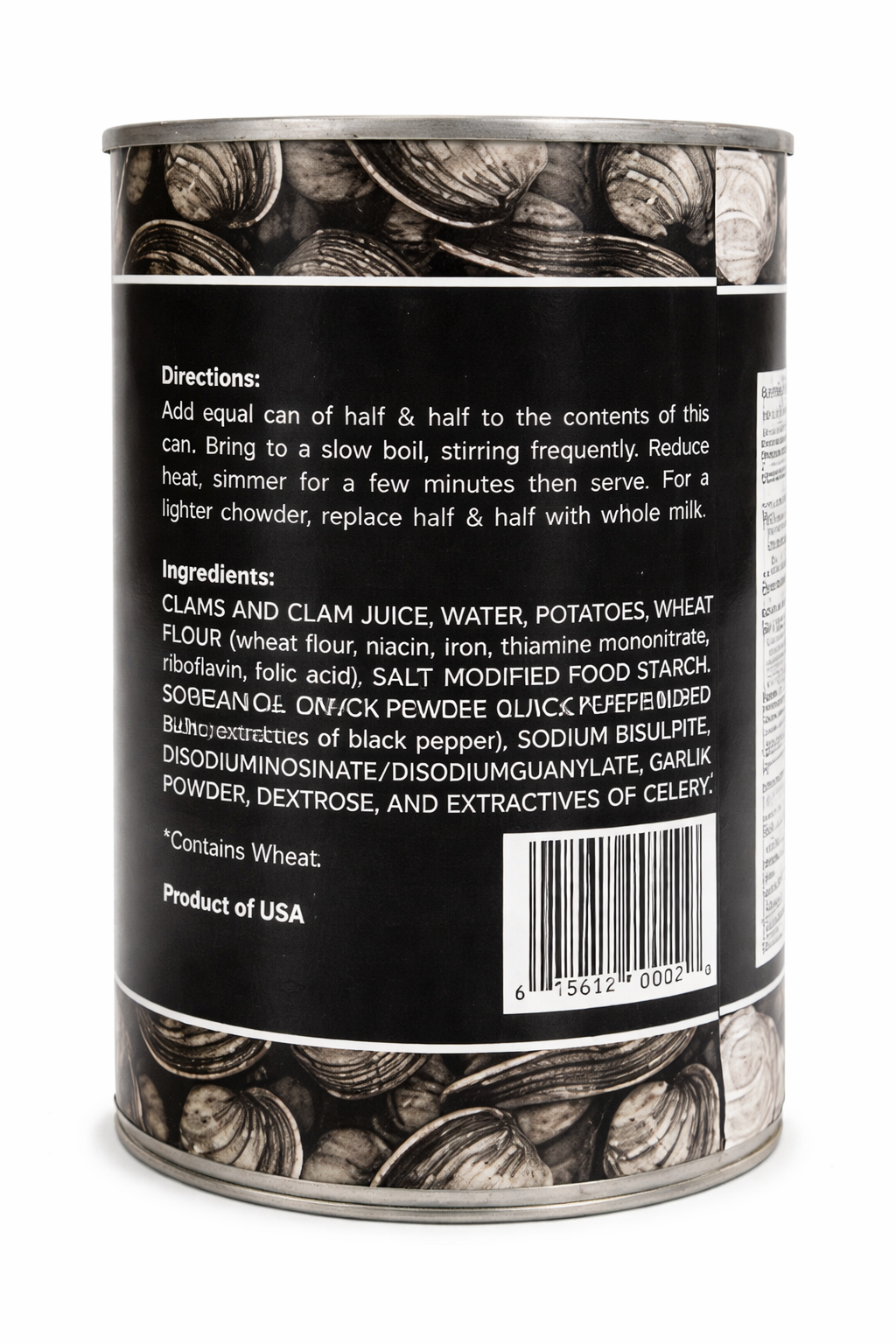 The Black Pearl Clam Chowder – Famous New England Condensed Soup, 51oz (Pack of 3) | From Newport, Rhode Island