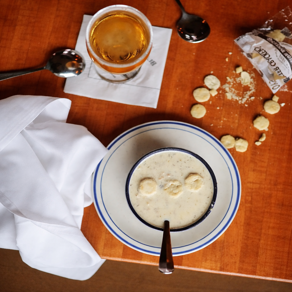 The Black Pearl Clam Chowder – Famous New England Condensed Soup, 51 oz (6 Pack) - Authentic Newport, Rhode Island Recipe