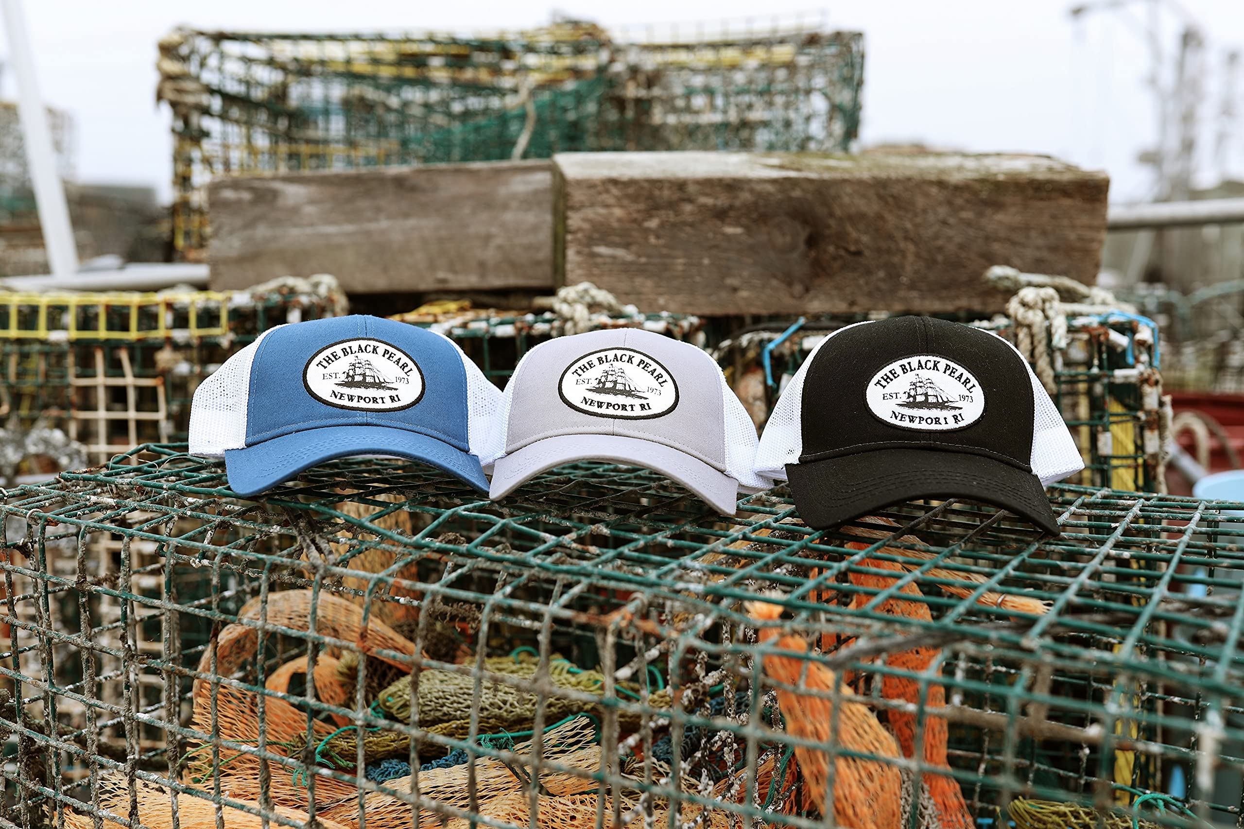 The Black Pearl Adjustable Unisex Cap | Tall Ship Logo Polyester Cotton Cap, Breathable, Stylish, Multi-Color Design