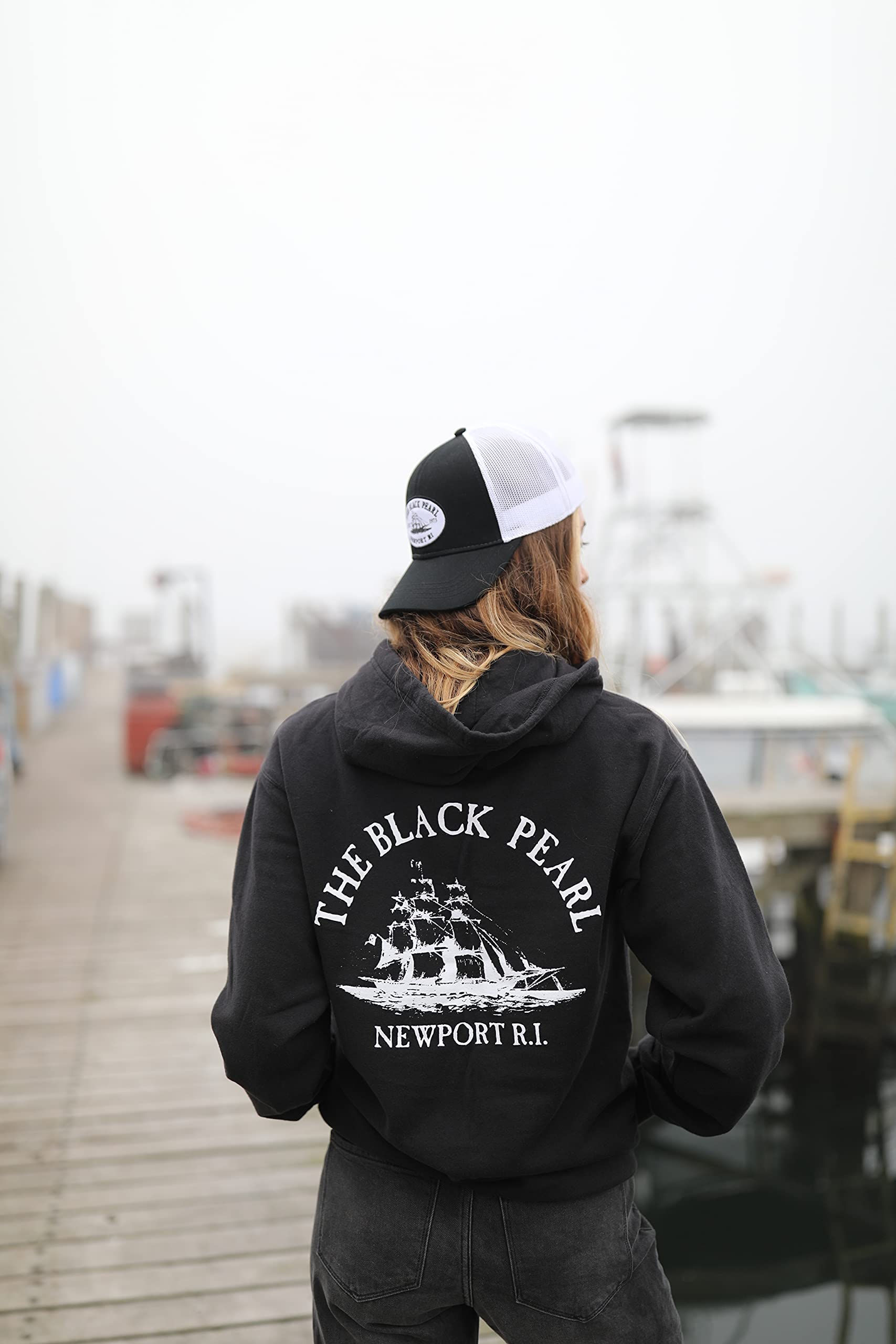 The Black Pearl Adjustable Unisex Cap | Tall Ship Logo Polyester Cotton Cap, Breathable, Stylish, Multi-Color Design