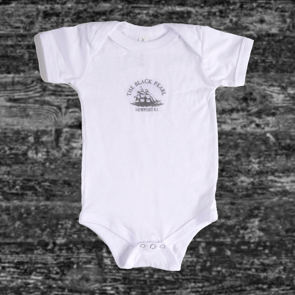 The Black Pearl Ultra-Soft Cotton Baby Onesie | Unisex Short Sleeve Bodysuit for Boys & Girls with Easy Snap Closure| Ideal for Everyday Comfort (0-24m)