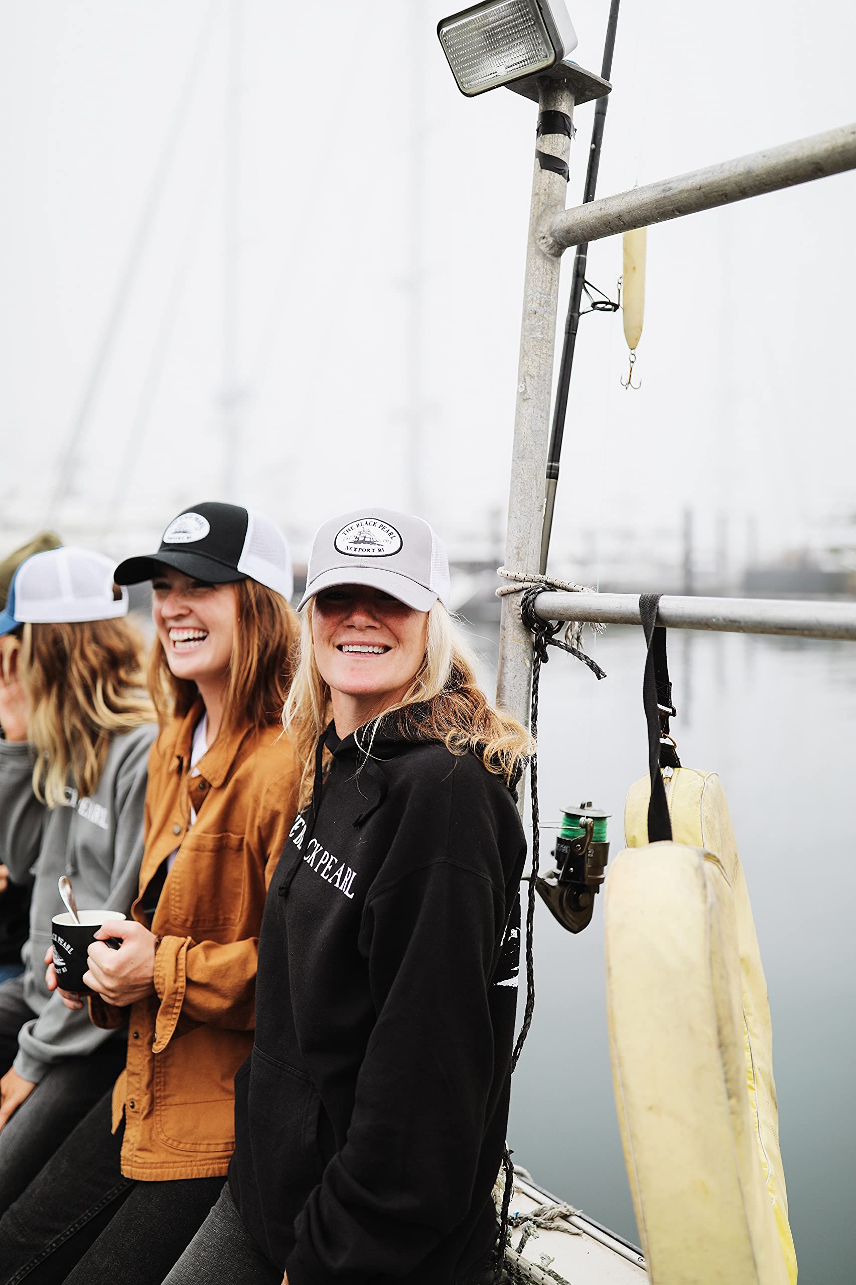 The Black Pearl Adjustable Unisex Cap | Tall Ship Logo Polyester Cotton Cap, Breathable, Stylish, Multi-Color Design