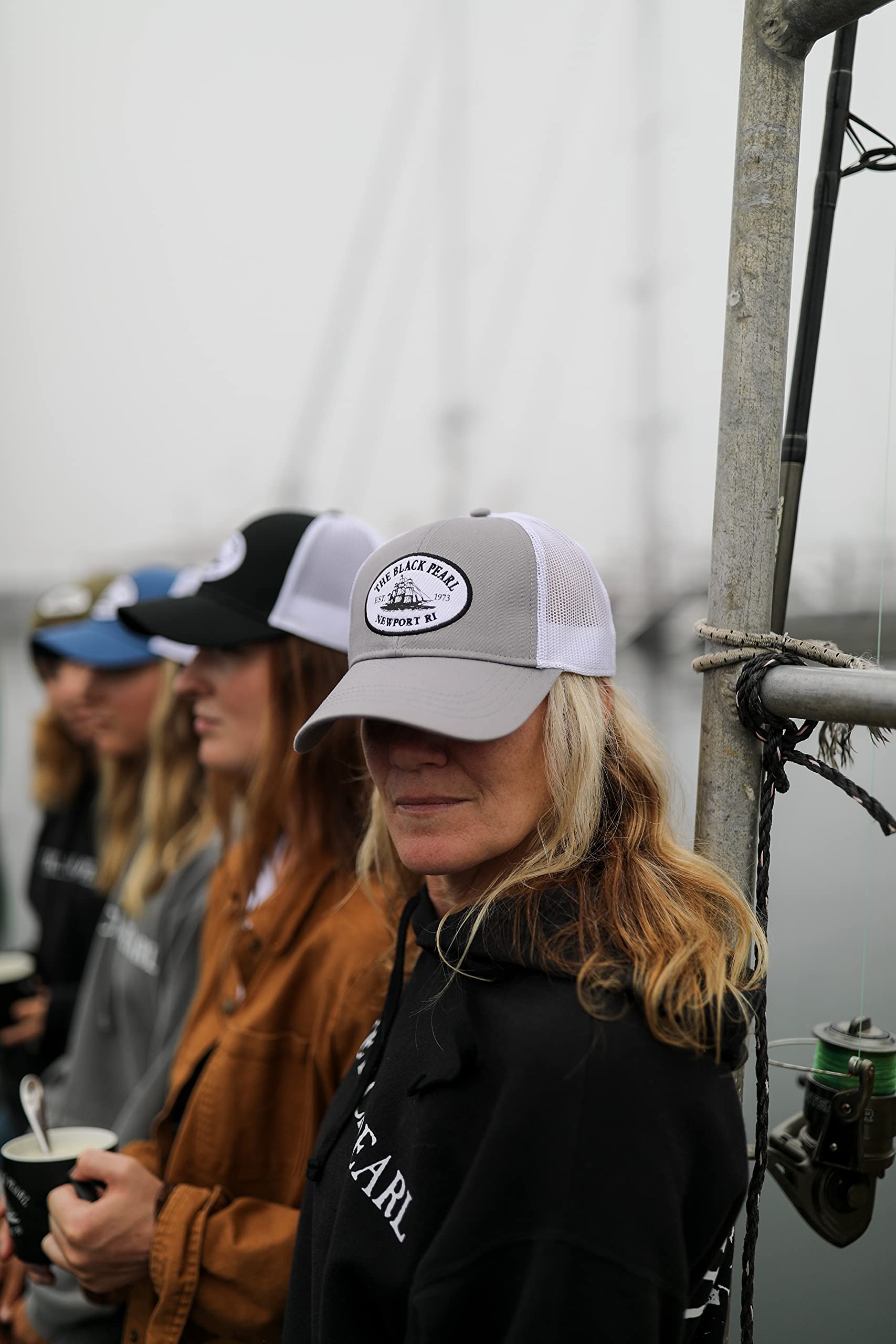 The Black Pearl Adjustable Unisex Cap | Tall Ship Logo Polyester Cotton Cap, Breathable, Stylish, Multi-Color Design