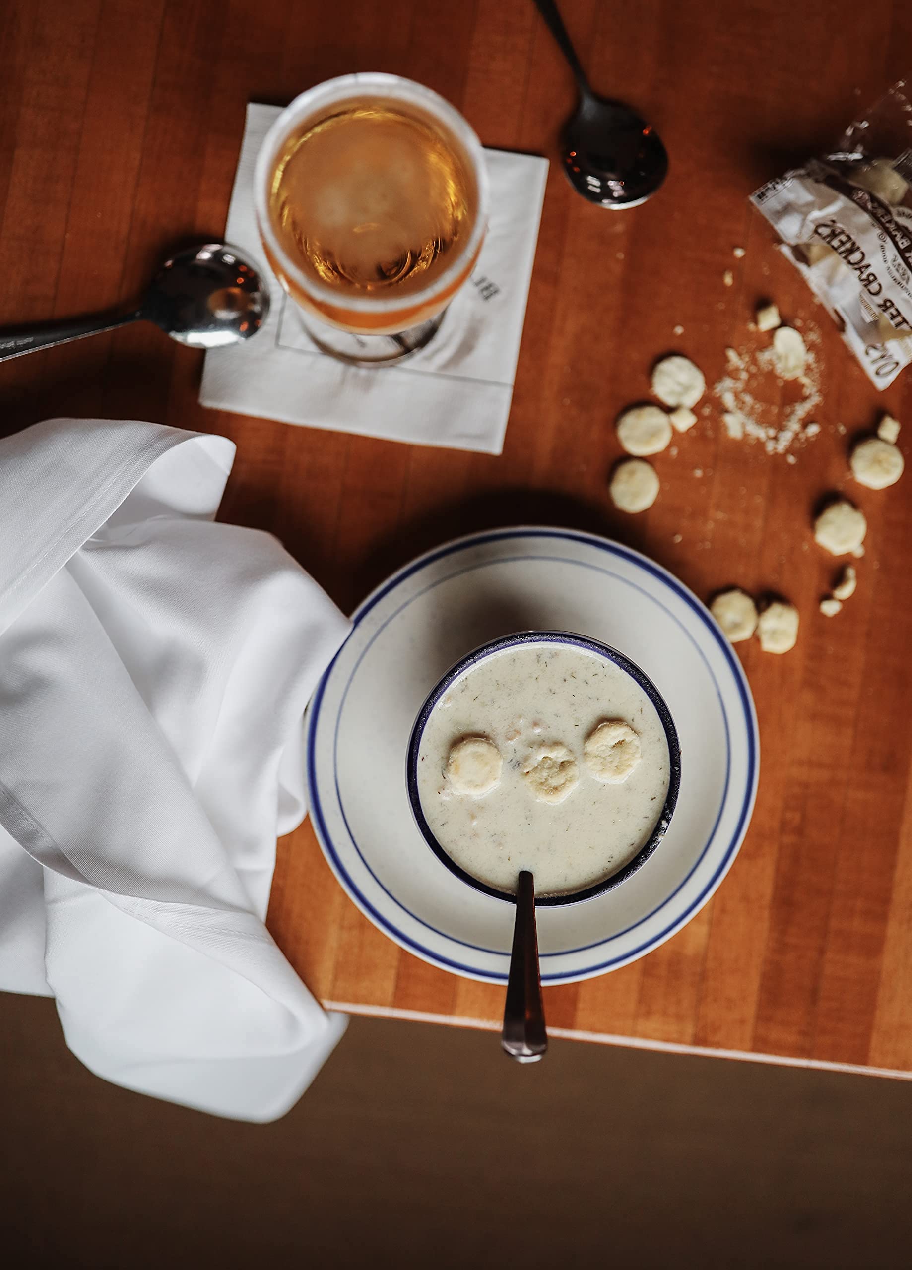 The Black Pearl Clam Chowder – Famous New England Condensed Soup, 51 oz (6 Pack) - Authentic Newport, Rhode Island Recipe