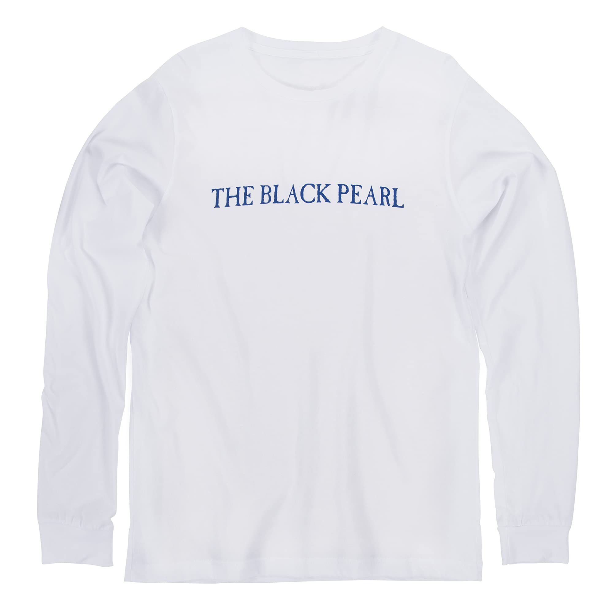 The Black Pearl Long Sleeve Tall Ship Logo 100% Cotton Unisex T-Shirt - Breathable & Stylish | Perfect for Men & Women, Outdoor & Casual Wear
