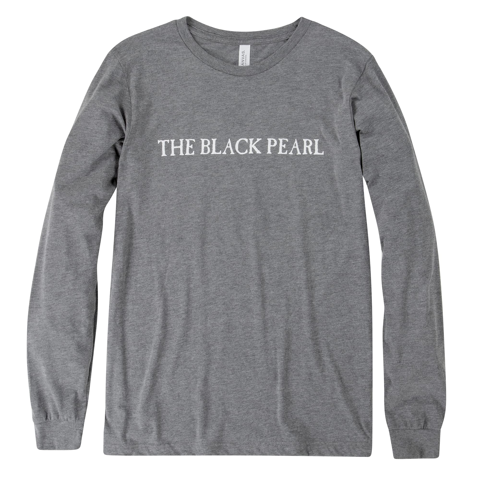 The Black Pearl Long Sleeve Tall Ship Logo 100% Cotton Unisex T-Shirt - Breathable & Stylish | Perfect for Men & Women, Outdoor & Casual Wear