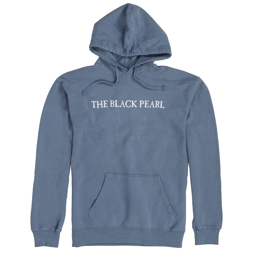 The Black Pearl Hoodie Sweatshirt | 100% Cotton Unisex Pullover with Drawstring Hood | Soft, Warm, Stylish | Tall Ship Logo | Winter Wear