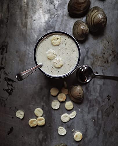 The Black Pearl Clam Chowder – New England Famous Condensed Soup, 15oz Cans | Made with All-Natural Ingredients in Newport Rhode Island (Pack of 6)